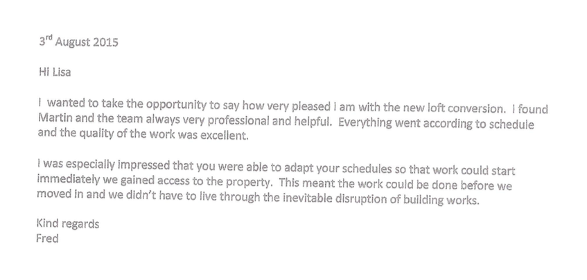 Client Testimonial