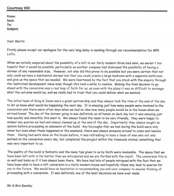 Client Testimonial