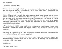 Client Testimonial