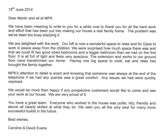 Client Testimonial