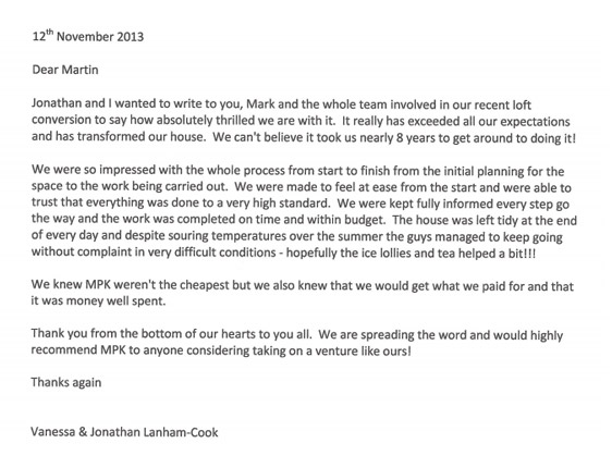 Client Testimonial