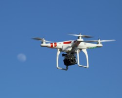 Drone in flight