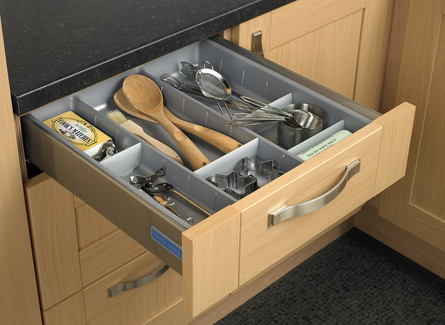 drawer dividers as storage hacks