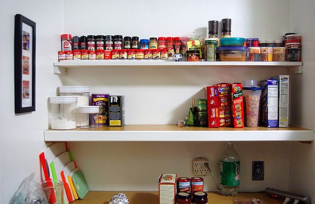 kitchen shelves