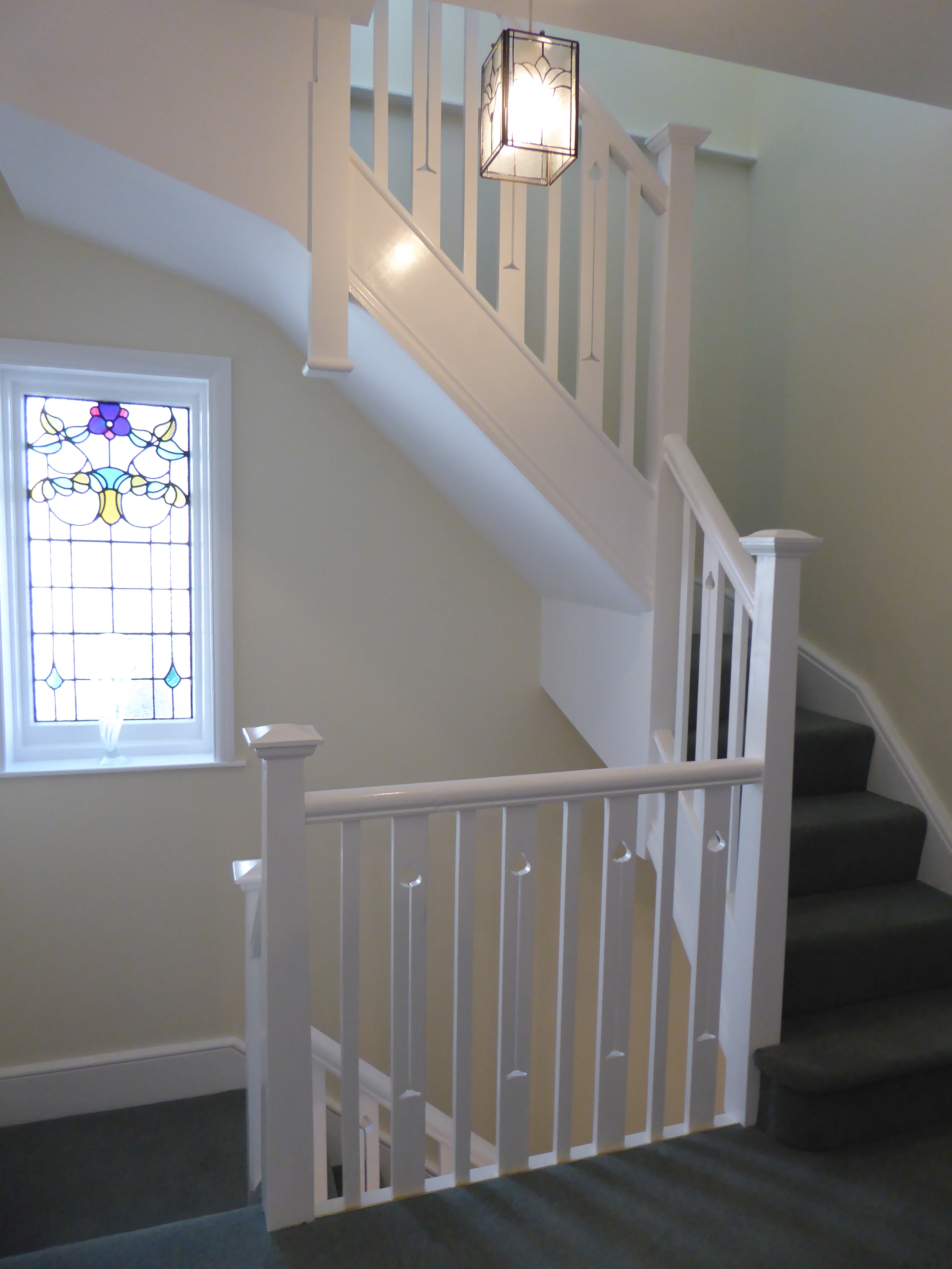 stairs up to loft