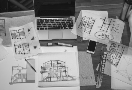 black-and-white-interior-macbook-drawing-71983