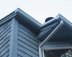 gutters on house roof