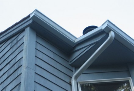 gutters on house roof