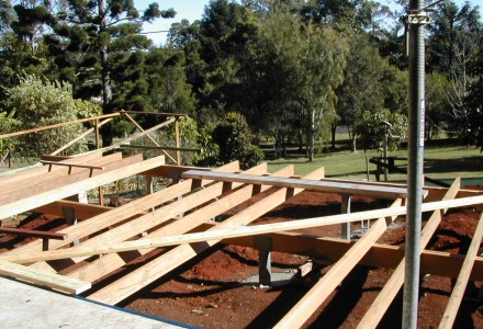 house extension in progress