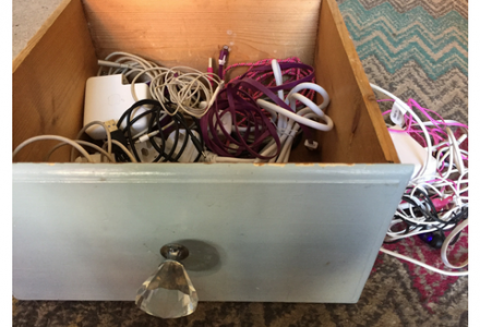 Stay tidy and organised with a charging drawer