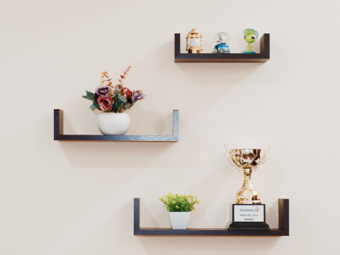 Floating shelves home decor