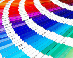 Colour pallets by Pantone