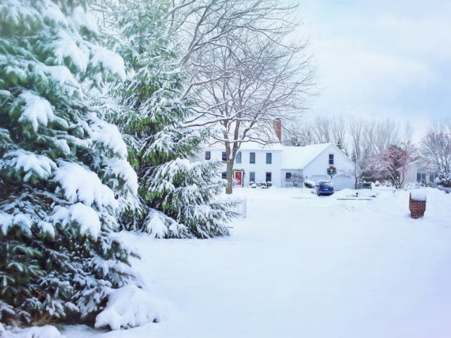 property home christmas winter cold snow