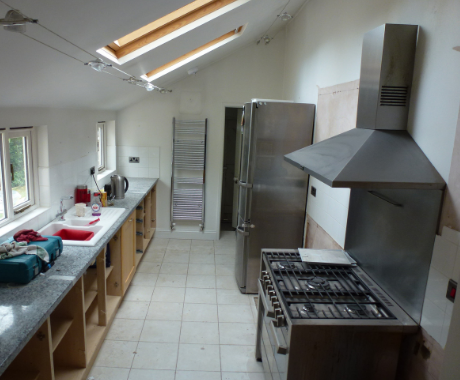 Vents in kitchen to avoid humidity from cooking