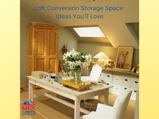 Loft conversion storage MPK Lofts cupboard drawers dining table