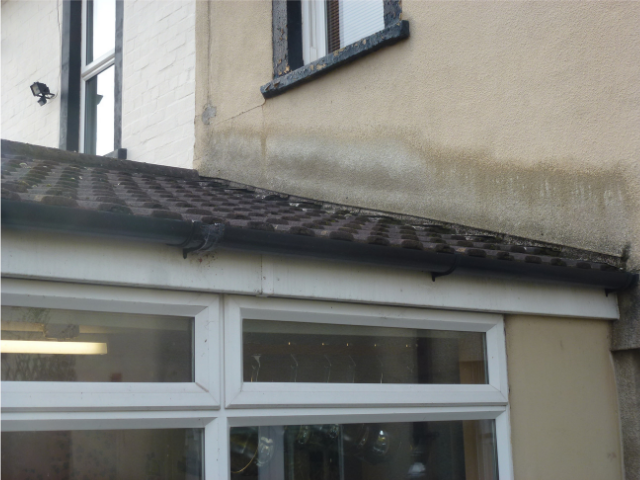 Gutters should be thoroughly cleaned