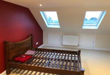 Side gable up, rear flat roof dormer loft conversion