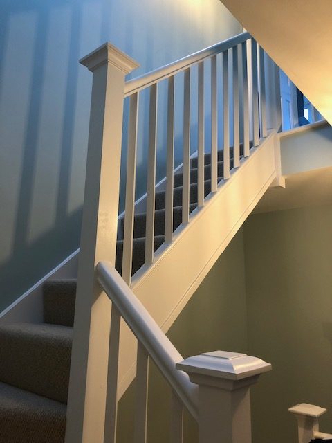 staircase for Side gable up, rear flat roof dormer loft conversion